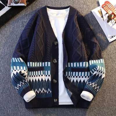 All-match Loose Color Warm Coat