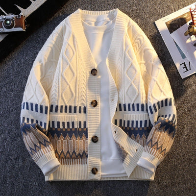 All-match Loose Color Warm Coat