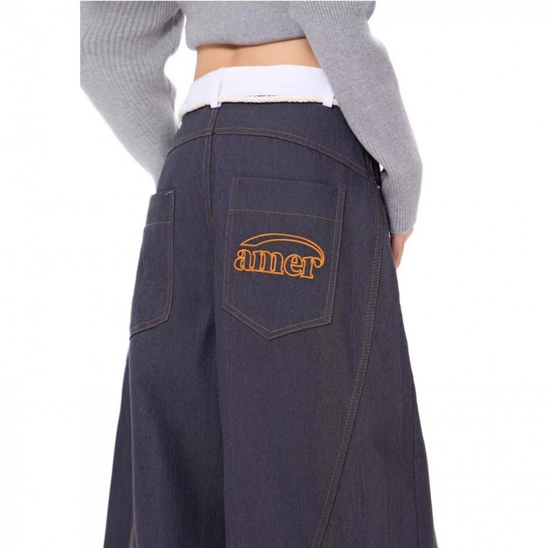 Double Waist Machete Jeans