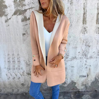Cardigan Hooded Coat