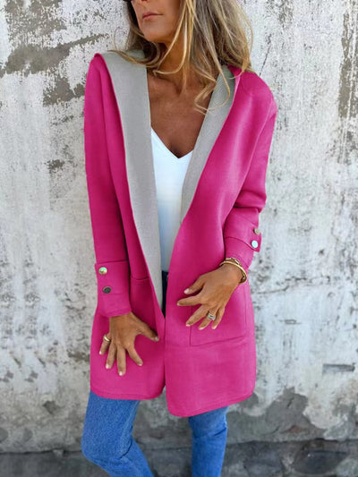 Cardigan Hooded Coat