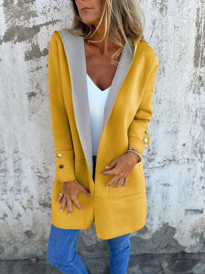 Cardigan Hooded Coat