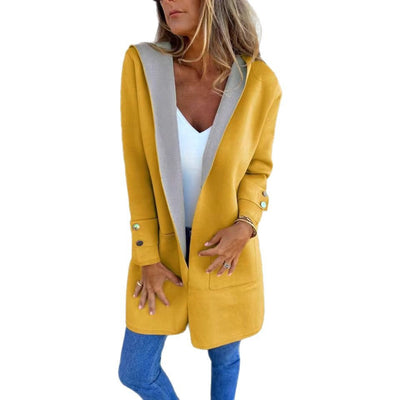 Cardigan Hooded Coat