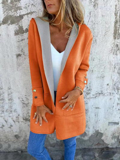Cardigan Hooded Coat