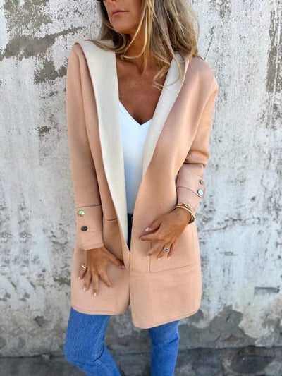 Cardigan Hooded Coat