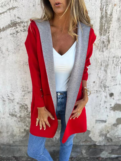 Cardigan Hooded Coat