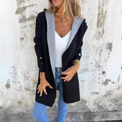 Cardigan Hooded Coat